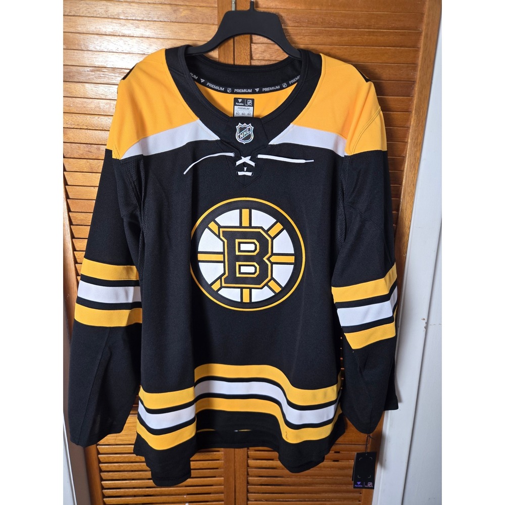 Boston Bruins Fanatics Premium Home Jersey Mens 60 (3XL)